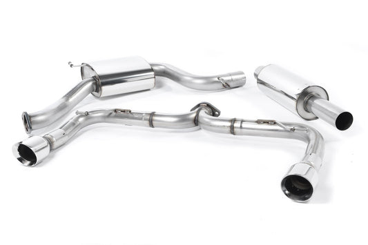 Milltek Cat Back Louder Exhaust Black Tips for VW Golf Mk7 GTI (13-16)