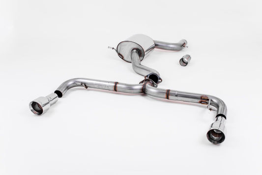 Milltek Non-Res Cat Back 3" Race Exhaust for VW Golf Mk6 GTI (09-13)