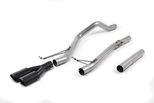 Milltek Non-Res Cat Back Discrete Exhaust for VW Transporter T5 LWB TDI (03-15)
