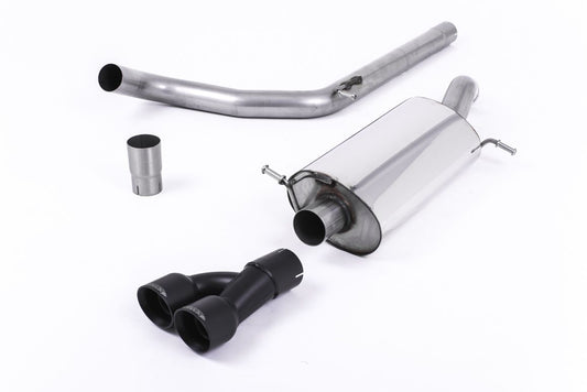 Milltek Cat Back Exhaust Black Tips for VW Polo R WRC (13-14)