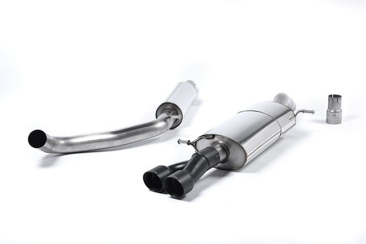 Milltek Resonated Cat Back Exhaust Black Tips for VW Polo GTI (15-18)