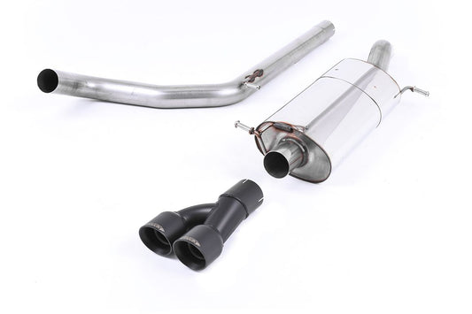 Milltek Non-Res Cat Back Exhaust Black Tips for VW Polo GTI (15-18)