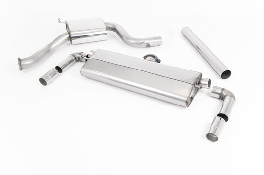 Milltek Resonated Cat Back Exhaust Polished Tips for VW Golf Mk7.5 GTI (17-18)