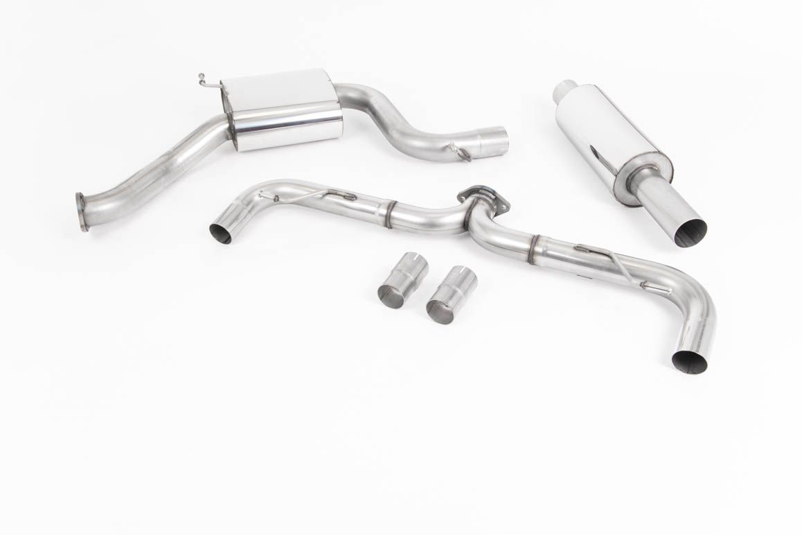 Milltek Resonated Cat Back Road+ Exhaust Polished for VW Golf Mk7.5 GTI (17-18)