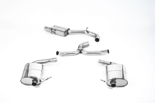 Milltek Cat Back Exhaust Polished Tips for VW Golf Mk7.5 R Estate (19-22)