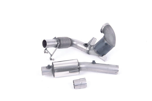 Milltek Resonated Sports Cat & Downpipe for Audi A1 40 TFSI 2.0 OE Fit (19-22)