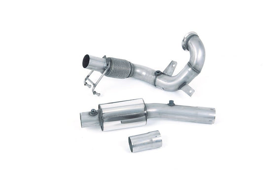 Milltek Resonated Downpipe Decat for Audi A1 40 TFSI 2.0 (19-22)