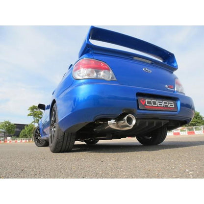Cobra Track Turbo Back Performance Exhaust - Subaru Impreza WRX/STI Turbo (01-07)
