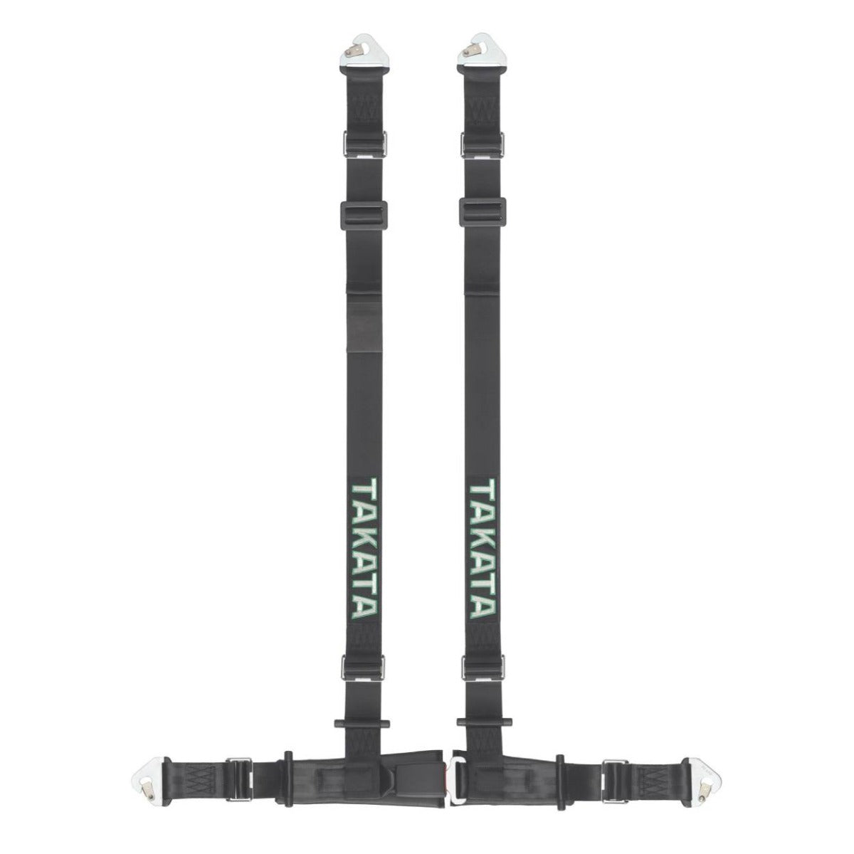 Takata Drift II Snap-on 4 Point Harness - Black