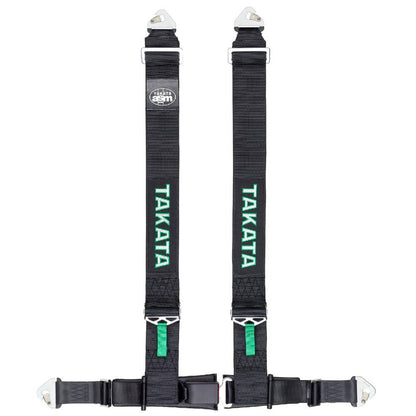 Takata Drift III Snap-on 4 Point Harness - Black