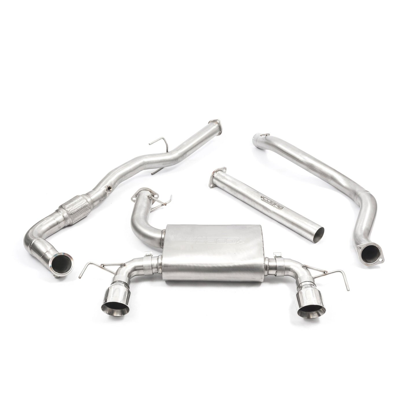 Cobra Turbo Back Performance Exhaust - Vauxhall Corsa D VXR Nurburgring (07-09)