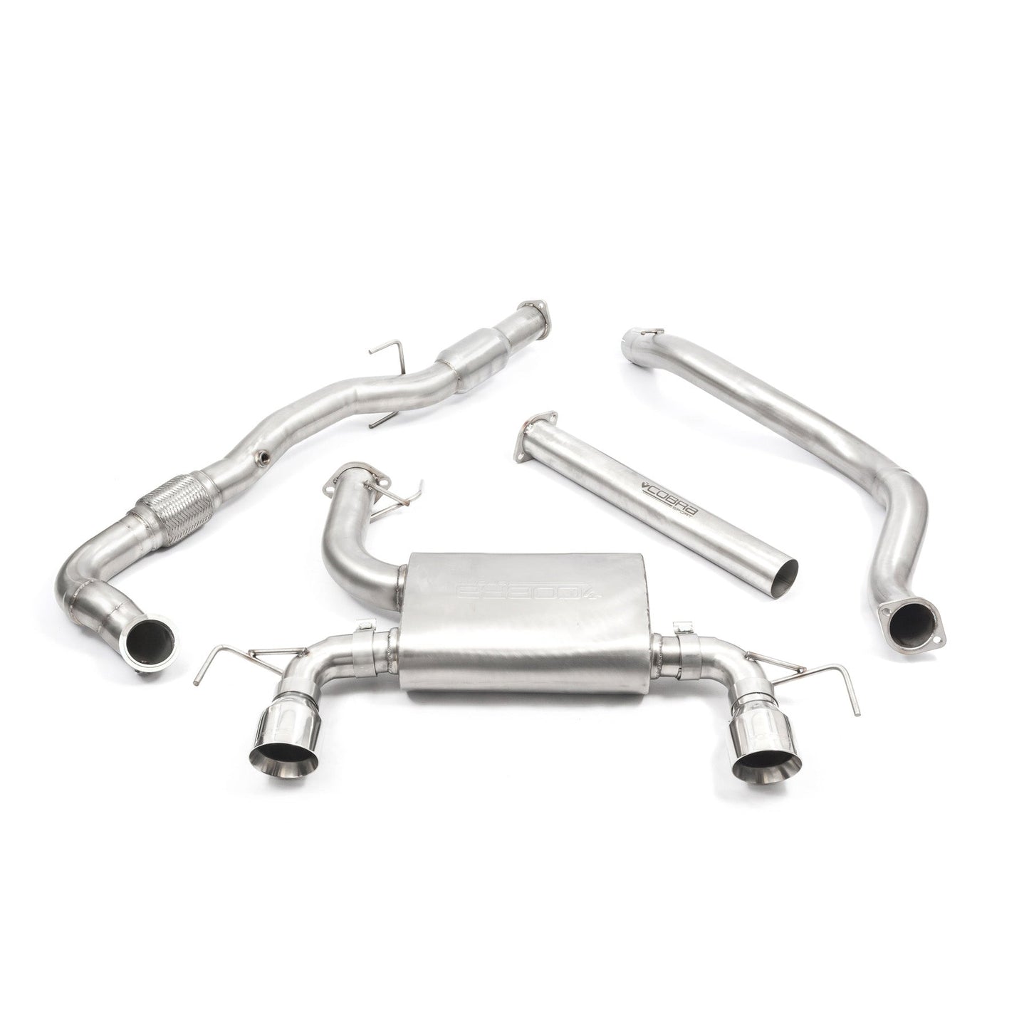 Cobra Turbo Back Performance Exhaust - Vauxhall Corsa D VXR Nurburgring (07-09)