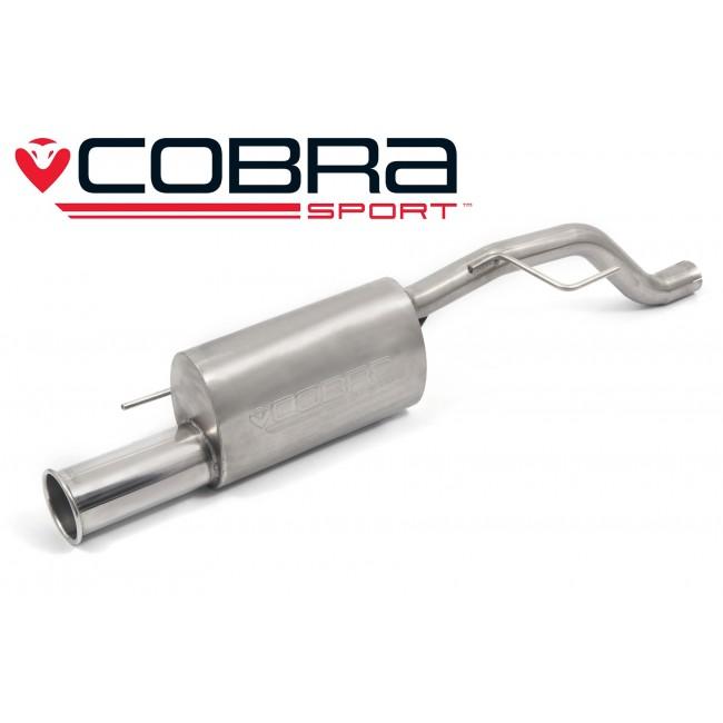 Cobra Rear Box Performance Exhaust - Vauxhall Corsa D 1.2/1.4 (07-14)