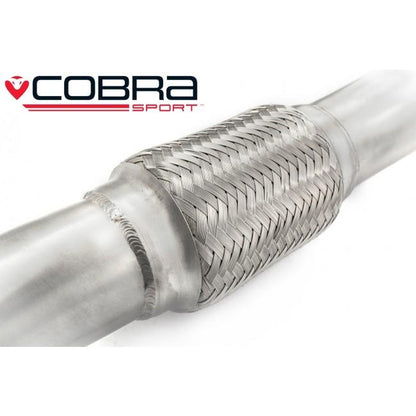 Cobra Pre-Cat & Sports Cat / Decat Second Pipe Performance Exhaust - Vauxhall Corsa D VXR (10-14)