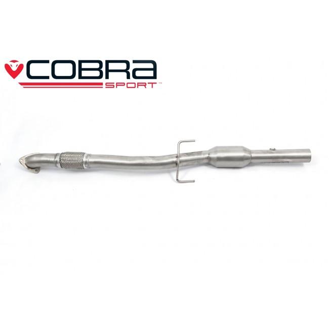 Cobra Secondary Sports Cat / Decat Front Pipe Performance Exhaust - Vauxhall Corsa D VXR (07-09)