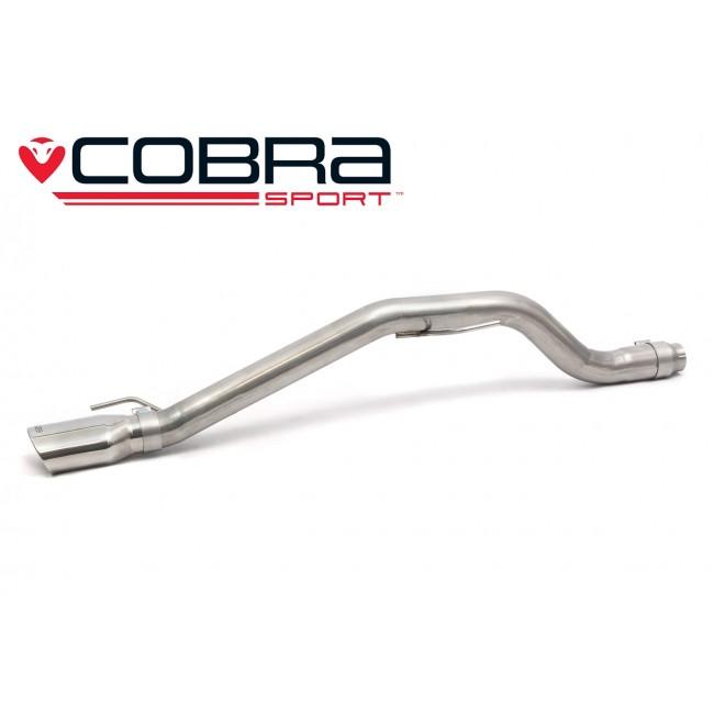 Cobra Venom Box Delete Rear Performance Exhaust - Vauxhall Corsa E 1.2 N/A (15-19)