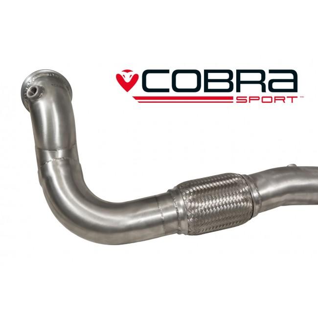 Cobra Front Pipe Sports Cat / Decat Performance Exhaust - Vauxhall Corsa E VXR (15-18)