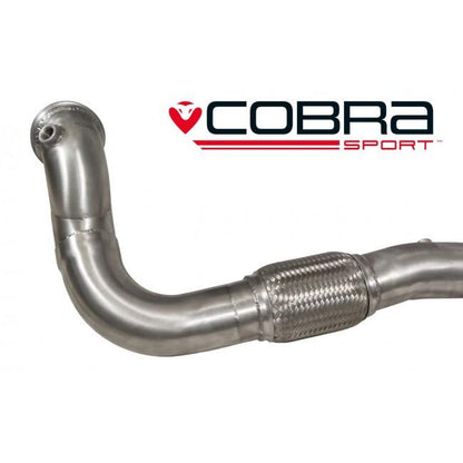 Cobra Front Pipe Sports Cat / Decat Performance Exhaust - Vauxhall Corsa E VXR (15-18)