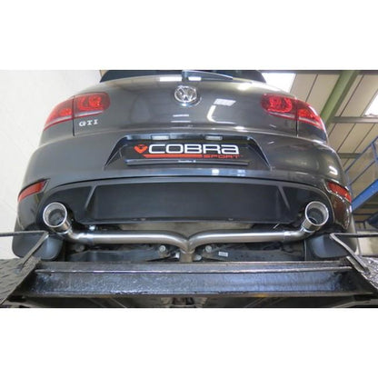 Cobra Venom Box Delete Race Turbo Back Performance Exhaust - VW Golf GTI Mk6 2.0 TSI (09-12)