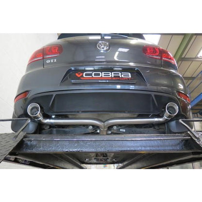 Cobra Venom Box Delete Race Cat Back Performance Exhaust - VW Golf GTI Mk6 2.0 TSI (09-12)