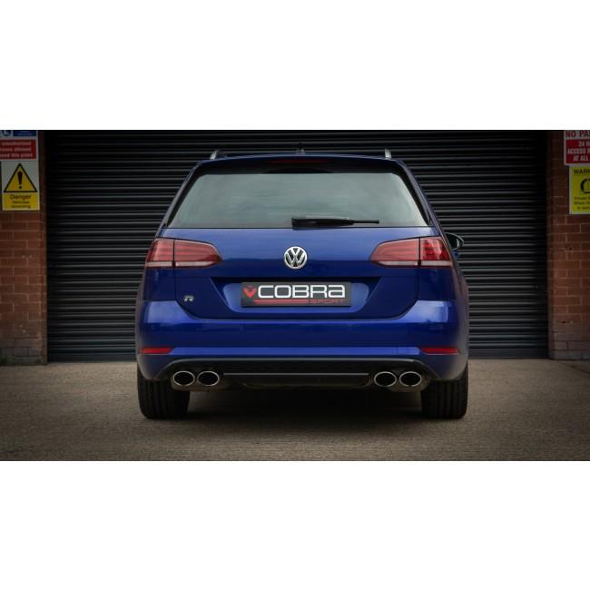 Cobra Resonator Delete Performance Exhaust - VW Golf R Mk7 Estate (12-18)