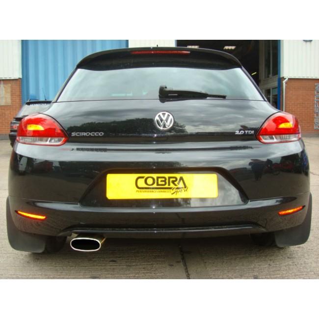 Cobra Cat Back Performance Exhaust - VW Scirocco GT 2.0 TDI (08-13)