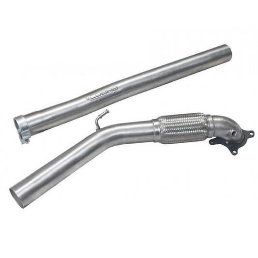 Cobra Sports Cat / Decat Front Downpipe Performance Exhaust - VW Scirocco R 2.0 TSI (09-18)